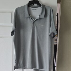 Eddie Bauer Gray Men's Polo Shirt‎